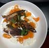 Caramelized Endive and Orange Salad with Candied Pistachios and Burrata